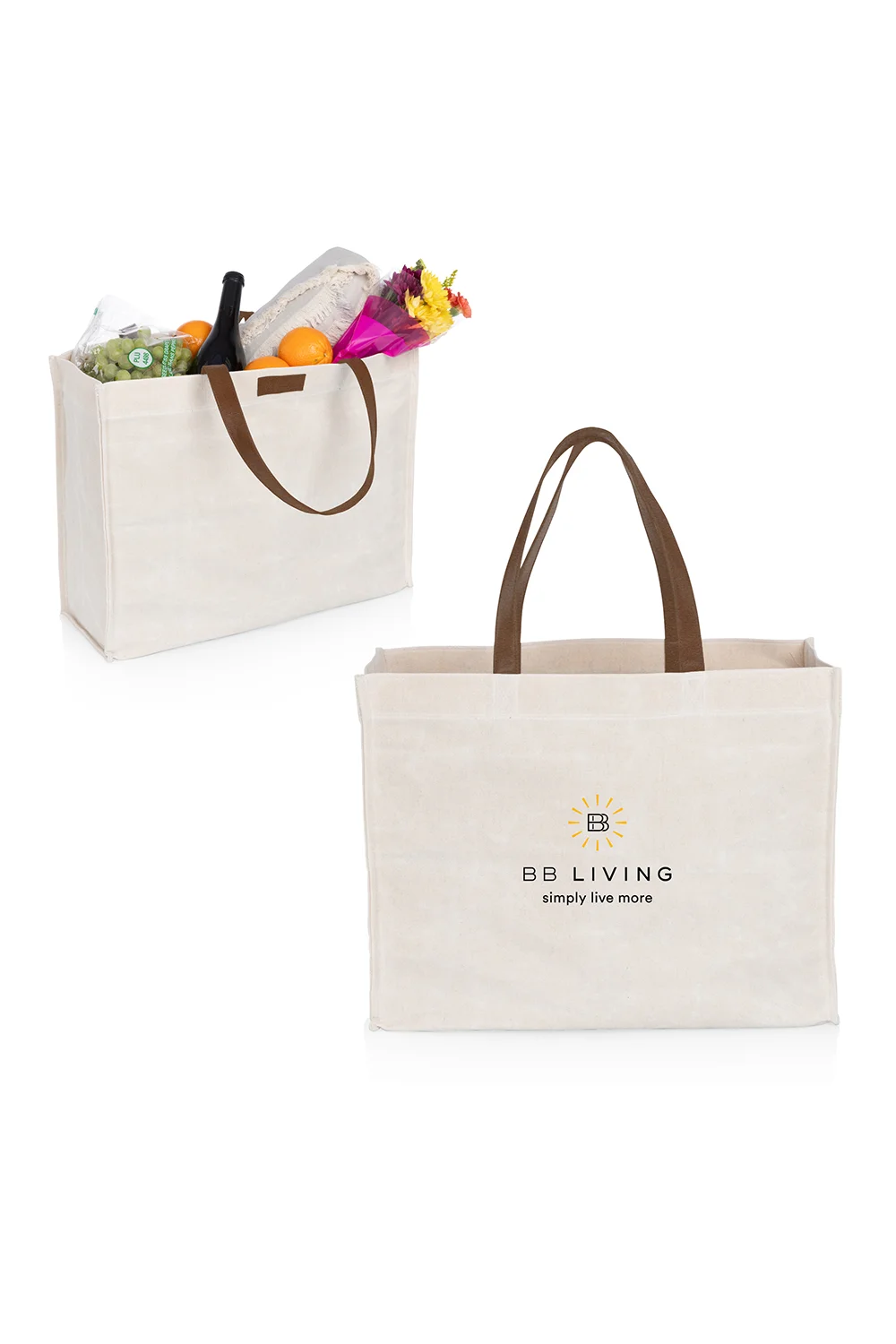 Market Waxed Canvas Tote